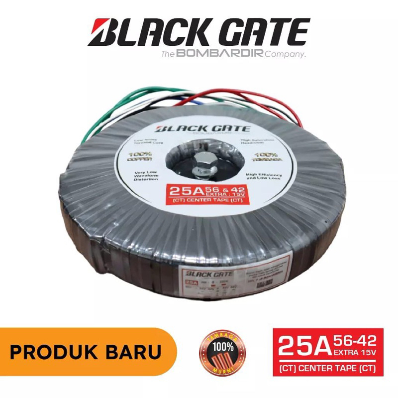 Trafo Toroidal Trafo Donat Blackgate 25A 56V &amp; 42V Tipis