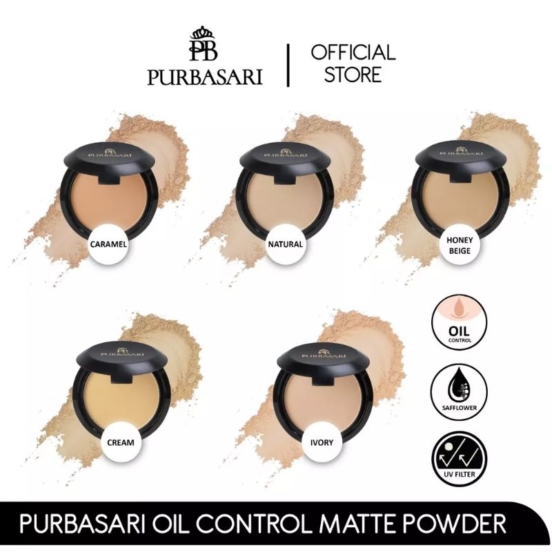 Purbasari Oil Control Matte Powder | Bedak Matte Purbasari