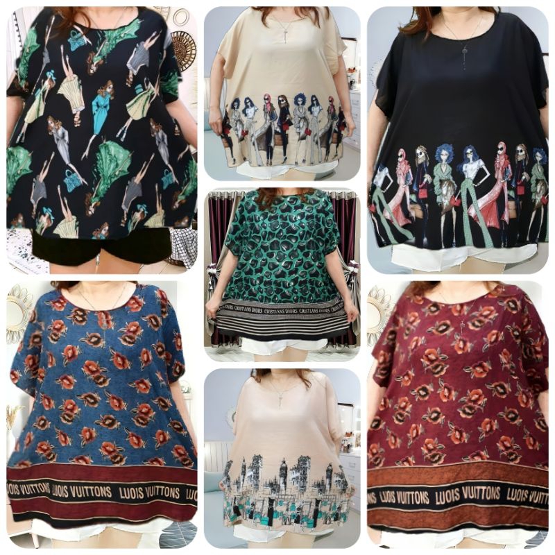 PROMO baju bali wanita jumbo blus wanita baju tie dye wanita size jumbo