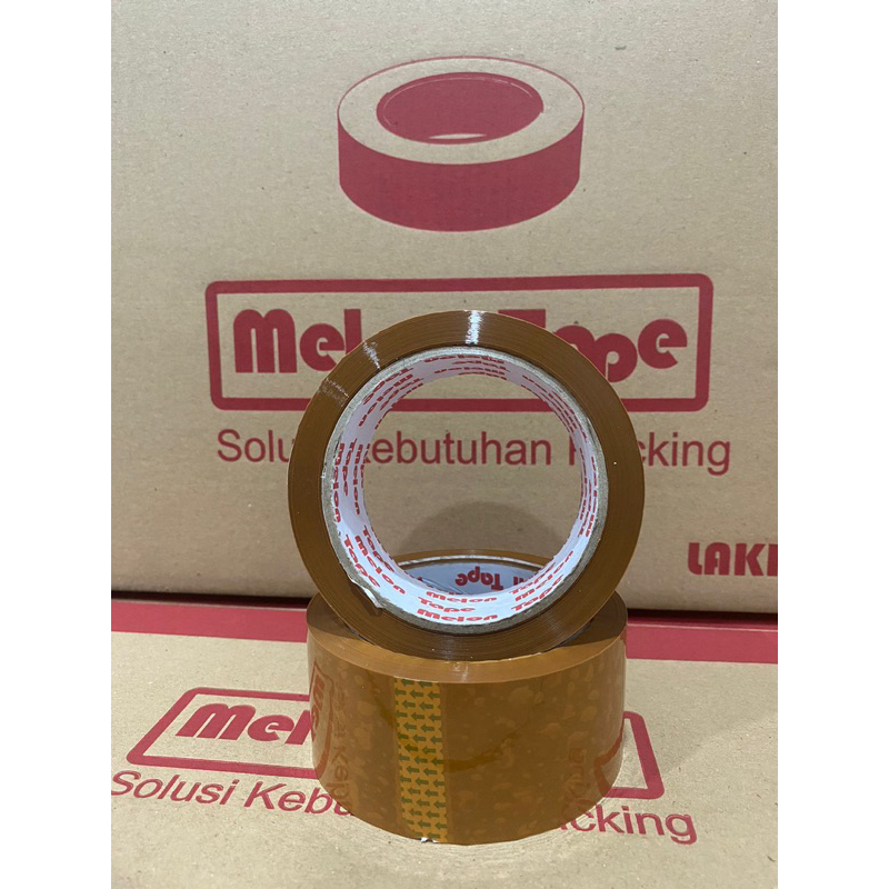 

LAKBAN TERMURAH MELON TAPE 72 Yard 45MM TIDAK MUDAH PUTUS DAN LENGKET