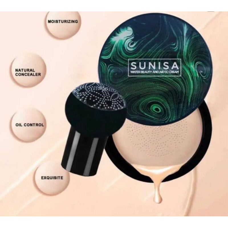 BPOM SUNISA CUSHION ORIGINAL BEDAK ASLI BB CREAM KOREA TAHAN AIR