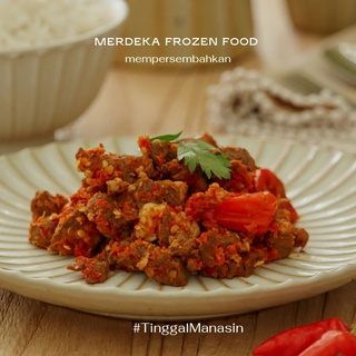 

Aneka olahan Daging yakni Oseng Mercon, Beef Slice Yakiniku, Lauk siap saji untuk dua porsi