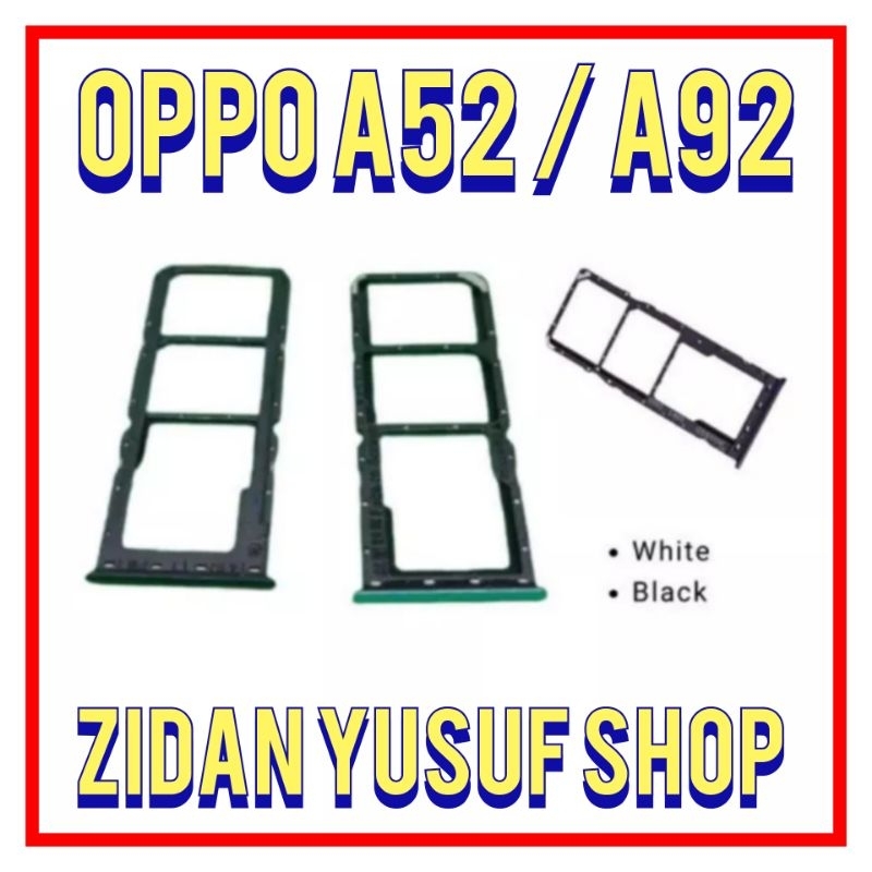 SIMTRAY SIMLOCK SLOT KARTU TEMPAT SIM OPPO A52 / A92 SLOT SIMCARD