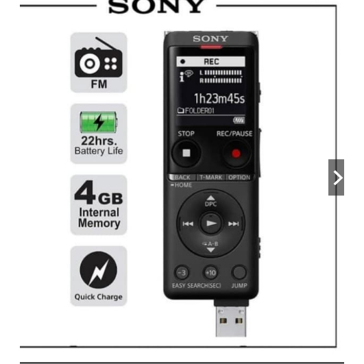VOICE RECORDER SONY ICD