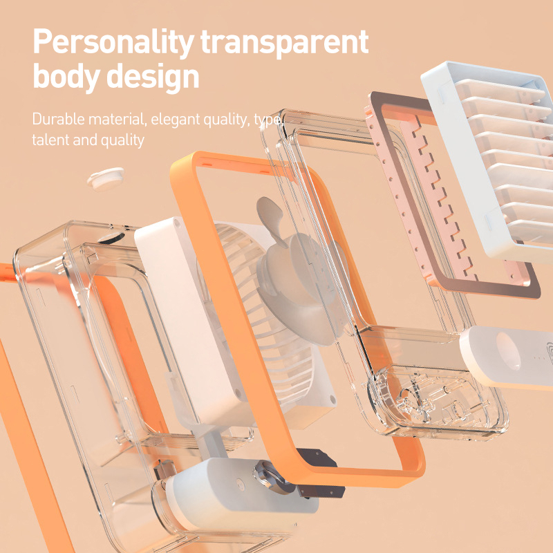 Air Cooler Fan Mini AC Portable Fan/ Humidifier Fan/ USB Air Cooler Desktop Fan