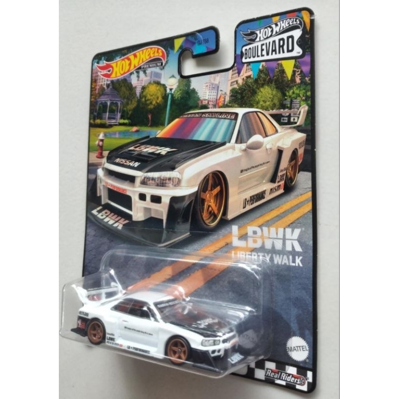 hotwheels premium LB-ER34 SUPER SILHOUETTE NISSAN SKYLINE
