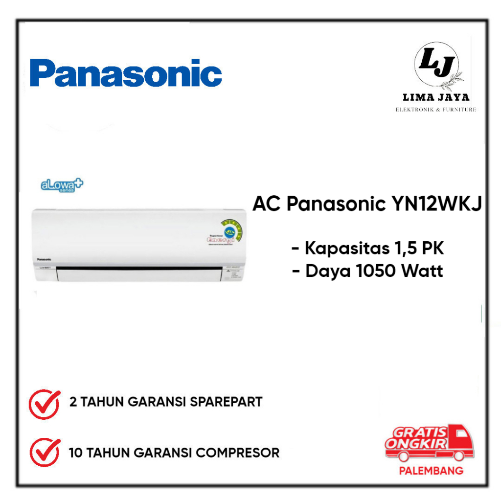 AC Panasonic YN12WKJ 1,5 PK Ac Panasonic Standard