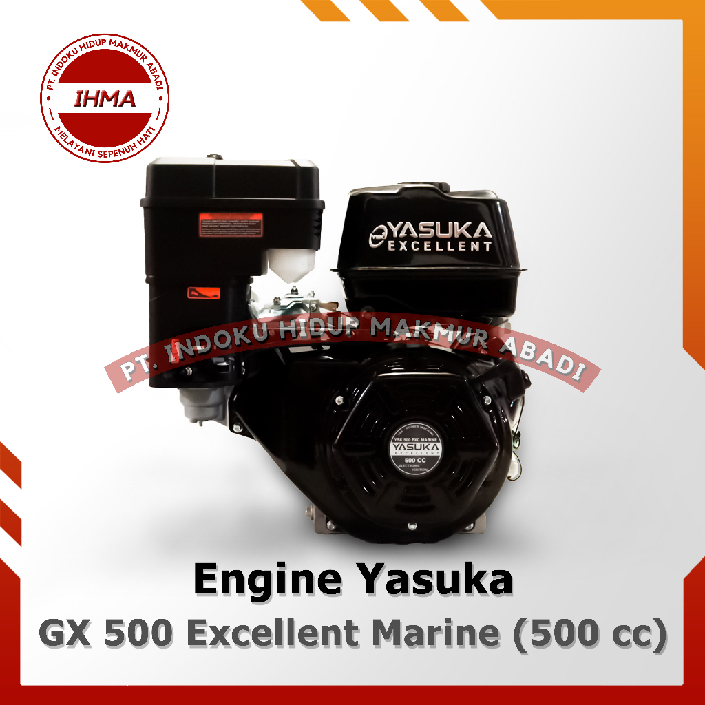 Gasoline Engine Yasuka GX 500 Excellent Marine (500 CC) - Mesin Penggerak Serbaguna