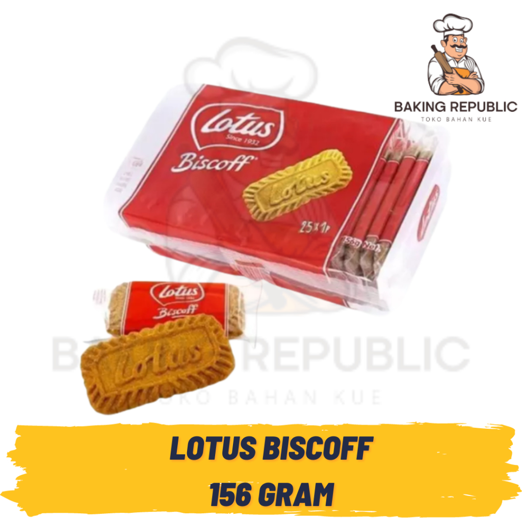 

LOTUS BISCOFF BISCUIT | 156 GR | 25 PCS | SNACK IMPORT