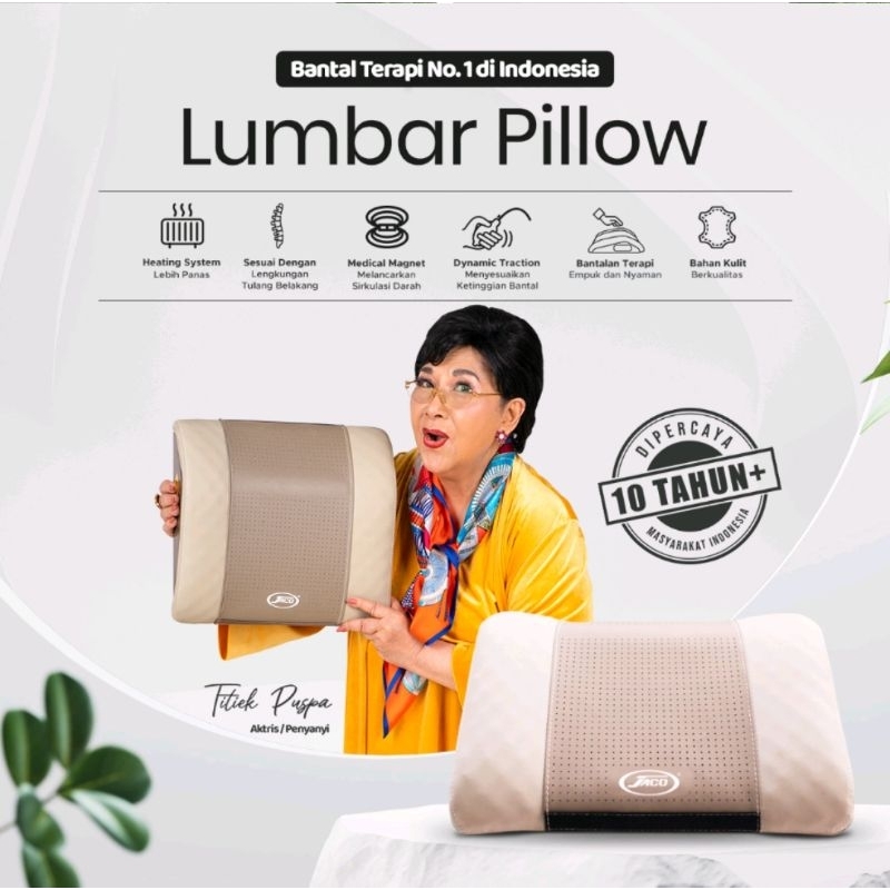 Jaco Lumbar pillow gen 2 bantal terapi syaraf terjepit