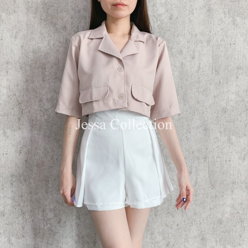 Atasan Crop Hanes FG