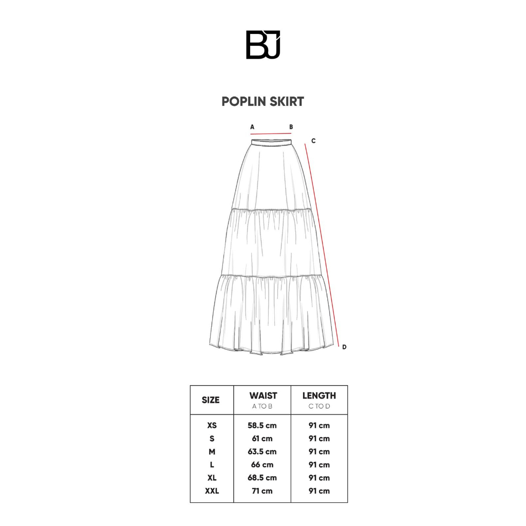 POPLIN SKIRT - BENANG JARUM