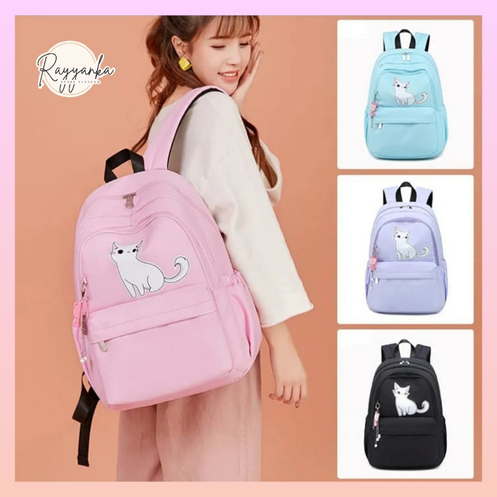 Tas Ransel Anak Perempuan Terlaris Sekolah Tk Paud Sd Model C4ty Free Botol Minum Lucu