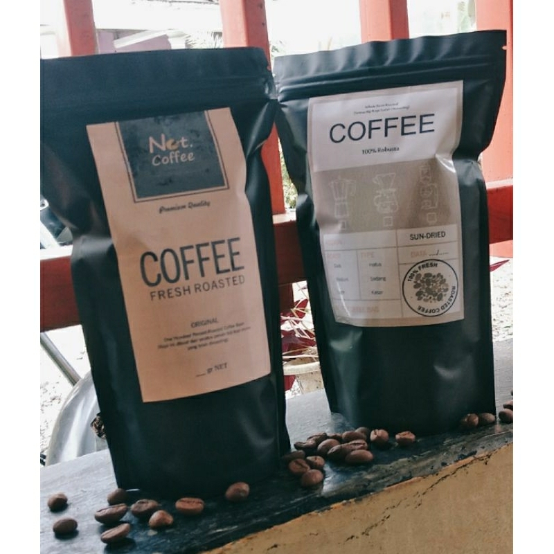 

biji kopi murni robusta, temanggung dark roast