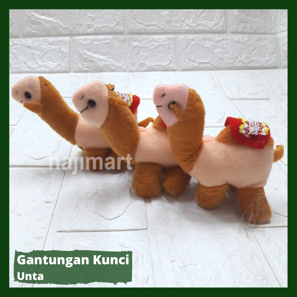 Gantungan Kunci Boneka Onta/ Gantungan Kunci Oleh Oleh Haji dan Umroh