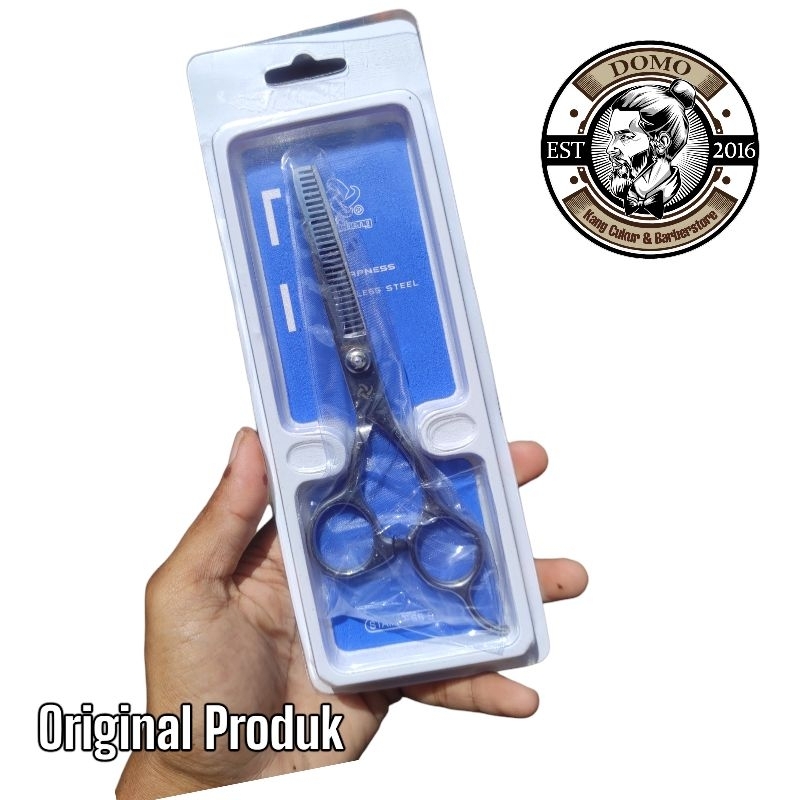 gunting sasak stainless potong rambut Leiching original