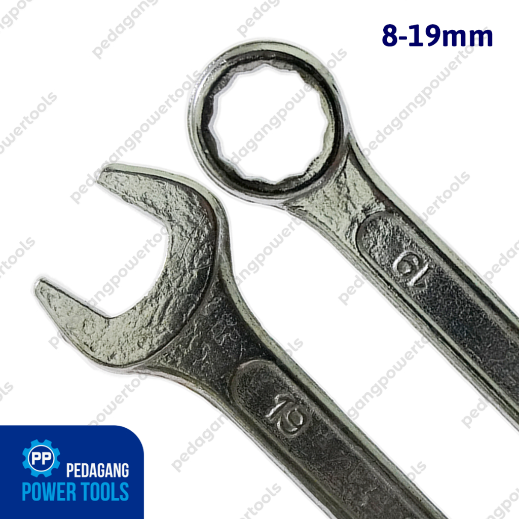 DIAMOND 8-19 mm Kunci Ring Pas 8 pcs Combination Wrench Ringpas 8pcs
