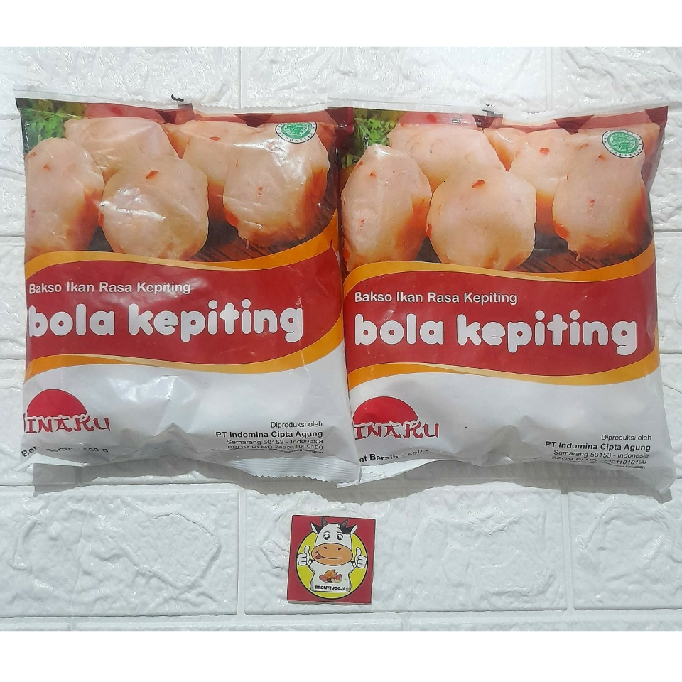 

FROZEN FOOD MINAKU BOLA KEPITING 500GRAM - DISASS JOGJA