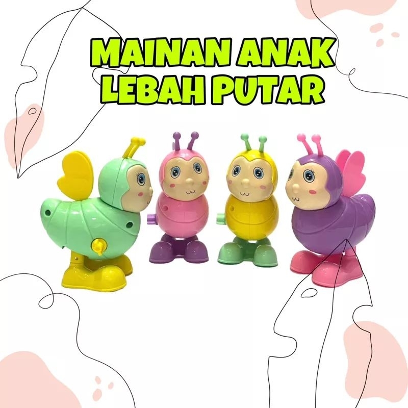 MAINAN ANAK DINO/ LEBAH PUTAR BISA BERJALAN KODE SS1705 DAN SS1706