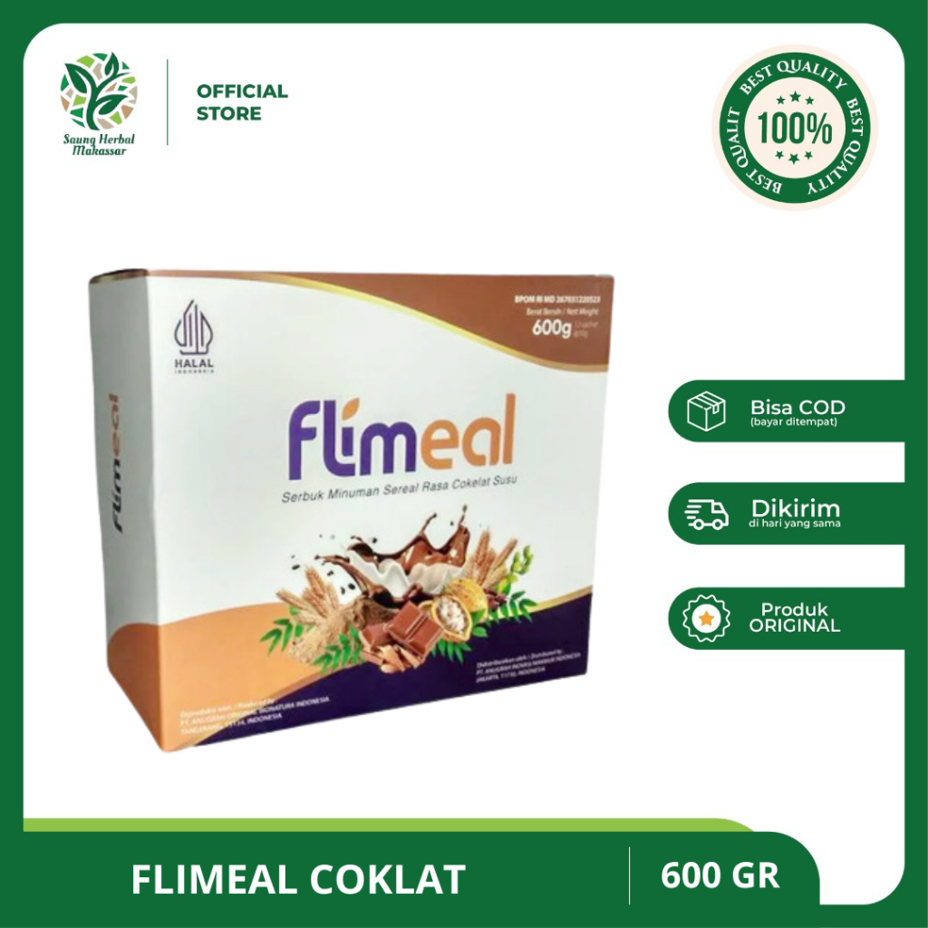 

Flimeal Rasa Coklat | 1 Box Isi 12 Sachet