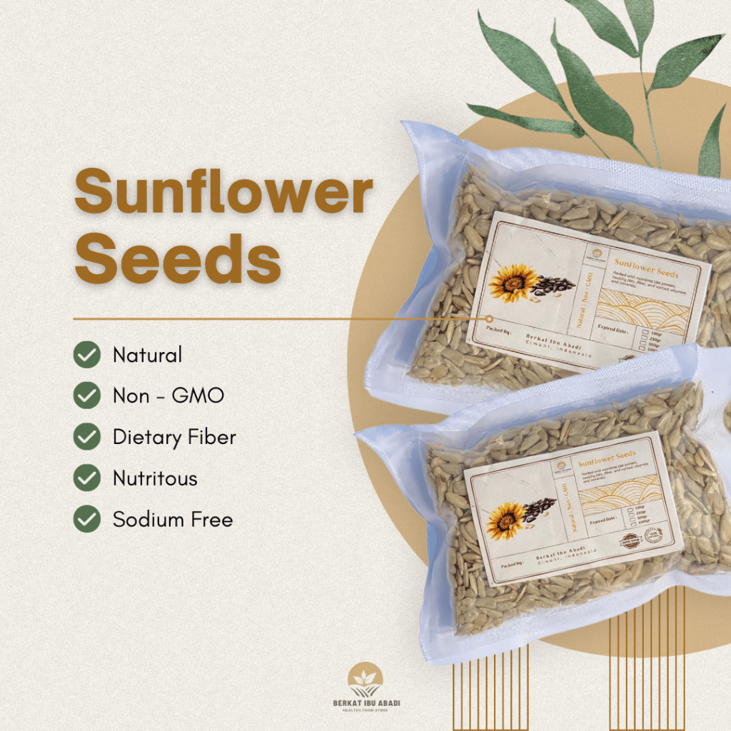 

Kuaci Biji Bunga Matahari Mentah 250gr / Raw Sunflower Seed 250gr