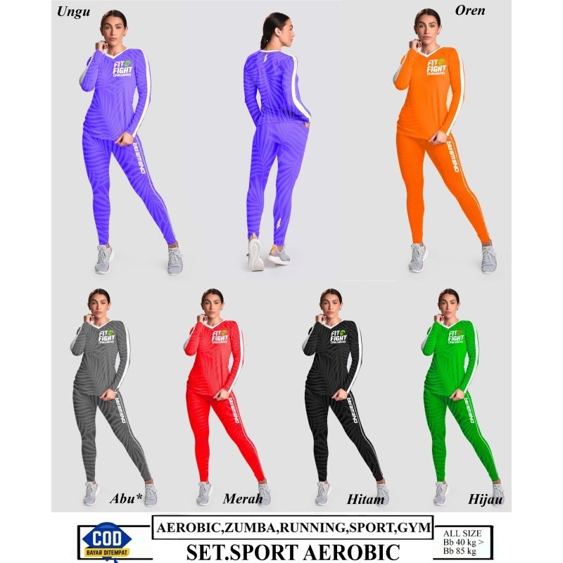 Set sport Aerobic Gevsportwear