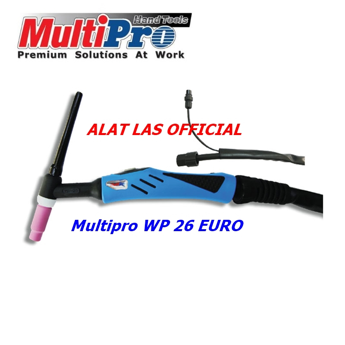 Multipro Tig Torch WP-26 EURO Stang Las Multipro WP 26 EURO