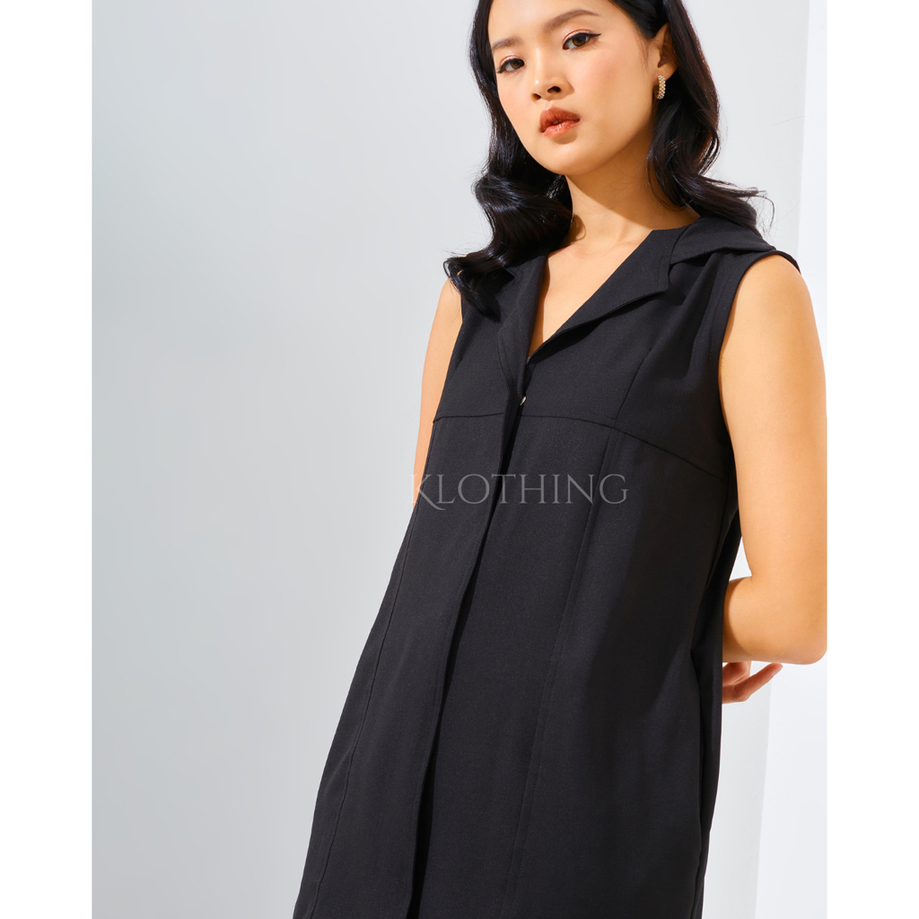 Paket Usaha 4pcs Vest Wanita rompi kerja formal tanpa lengan T006 55K - PGMTA - atasan vest top baju