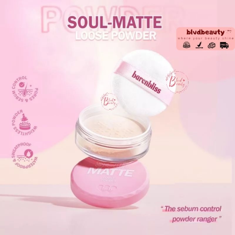 [BPOM] BARENBLISS - BNB Soul-Matte Loose Powder Bedak Tabur