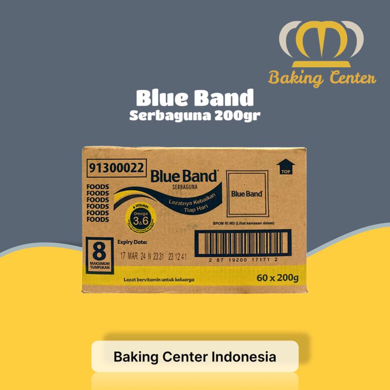

Blue Band Margarin Serbaguna 60x200gr