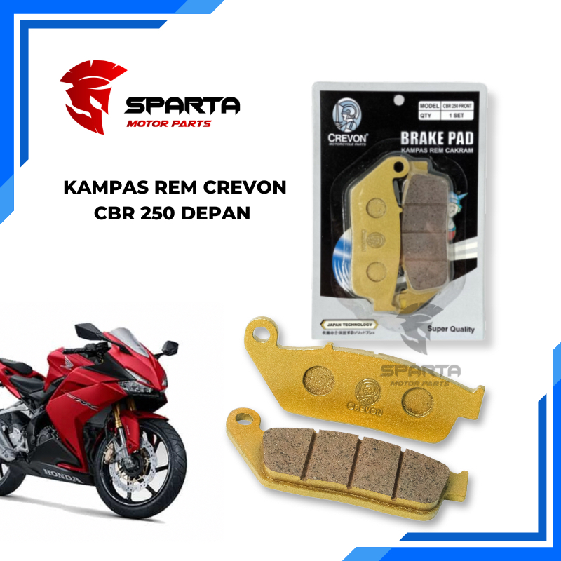 KAMPAS REM DEPAN CBR 250 RR CBR 250RR ABS NONABS DISCPAD CREVON