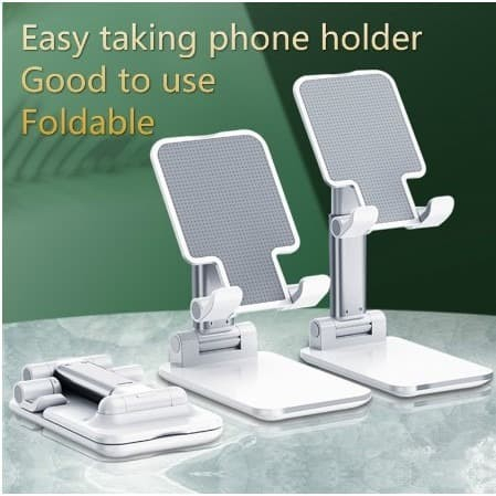 Holder HP Tablet Meja Lipat - Folding Desktop Phone Tab Stand HD-23