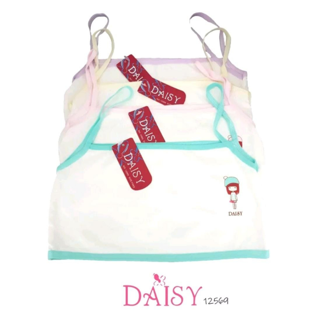 DAISY | MINISET BRA REMAJA TALI KECIL / MINISET TALI ANAK SMP SMA / STEP 1 ANAK PEREMPUAN / SINGLET 