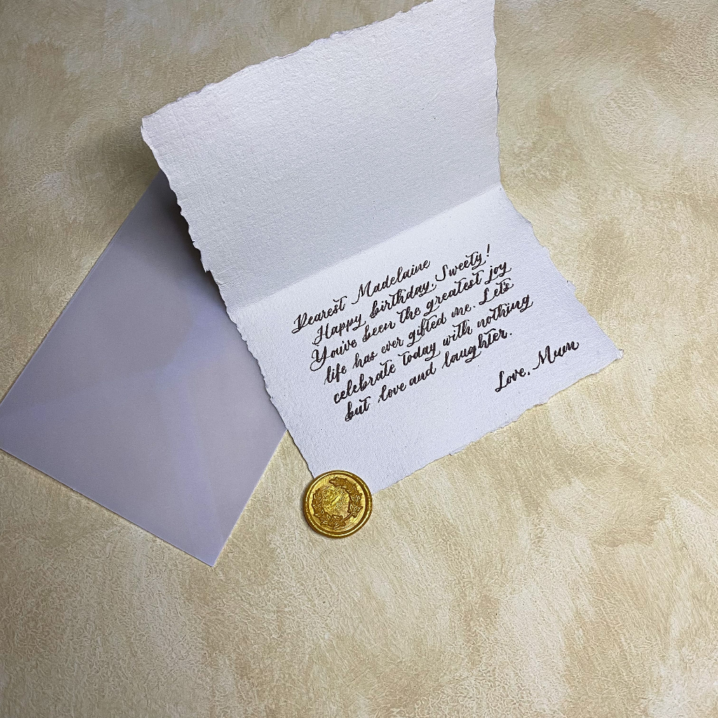 

A6 Personalized Letter / Custom Surat
