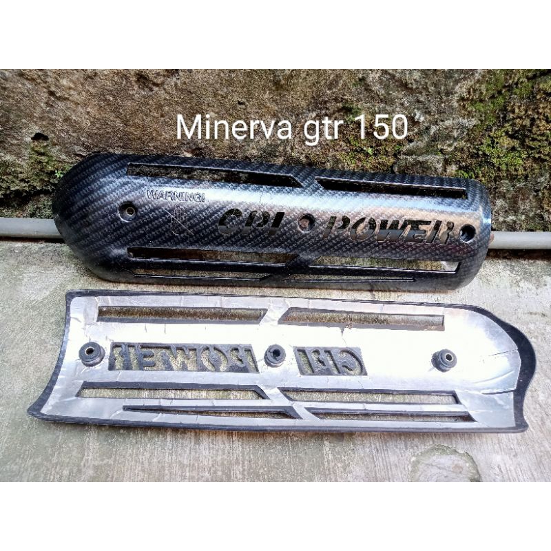 cover tutup knalpot Minerva gtr matic 150 170 original