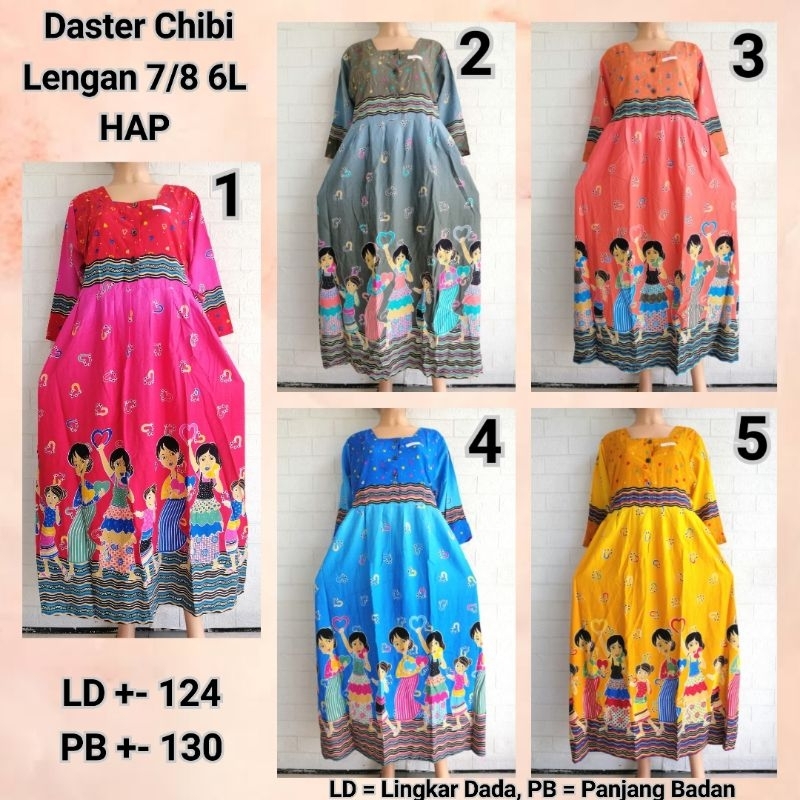 DASTER CHIBI JUMBO 6L 7/8 HAP BUSUI FRIENDLY LD 120CM BTHT + BU TEJO KLPTR