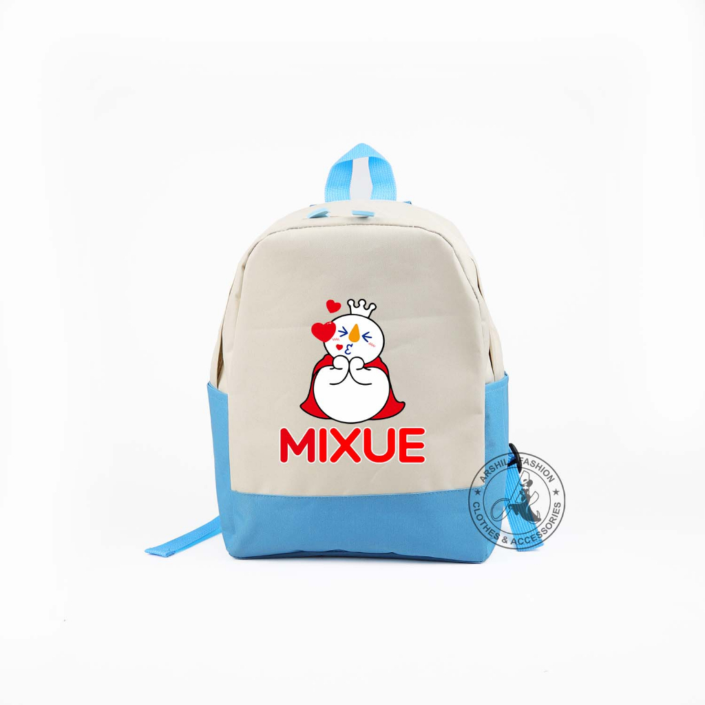 Tas Anak Laki-laki dan Perempuan Ransel Motif Mixue TK Dan SD TASMIX01