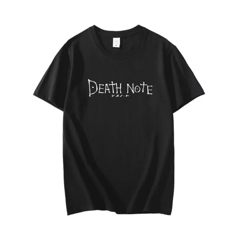 Kaos pria atasan pria lengan pendek kaos oblong laki laki dewasa death note