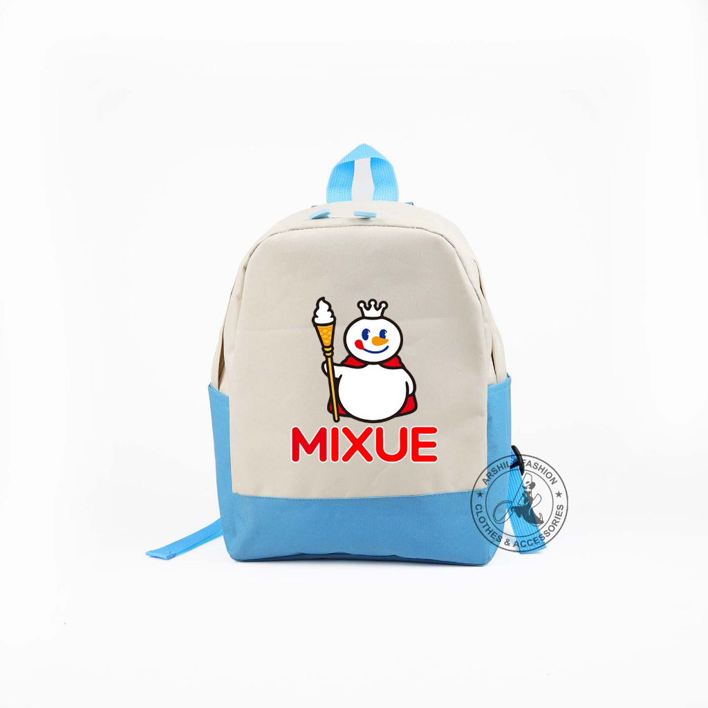 Tas Anak Laki-laki dan Perempuan Ransel Motif Mixue TK Dan SD TASMIX03