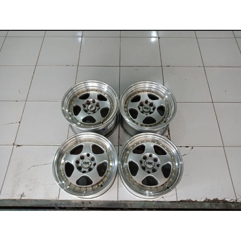 velg mobil bekas model racing hsr ring 15 lebar celong