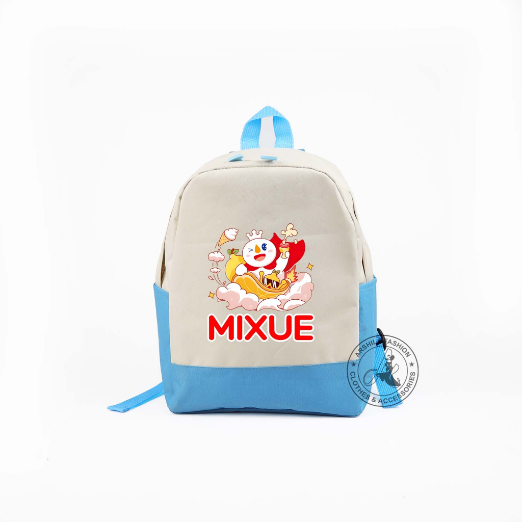 Tas Anak Laki-laki dan Perempuan Ransel Motif Mixue TK Dan SD TASMIX04