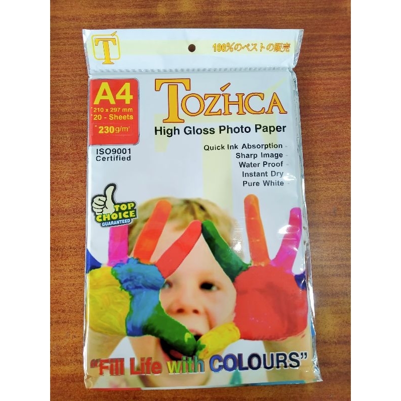 

Glossy Photo Paper Tozhca A4 230g