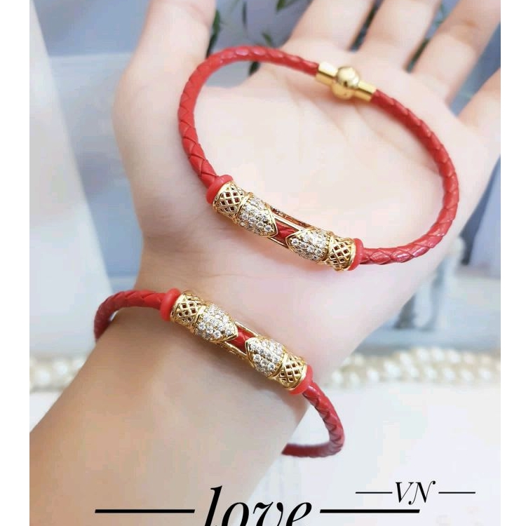 gelang Xuping Tali  Merah Magnet 628