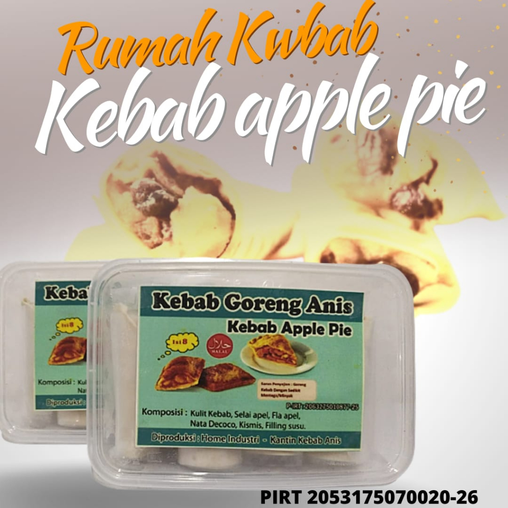 

Frozen Kebab Apple Pie 8 pcs/box