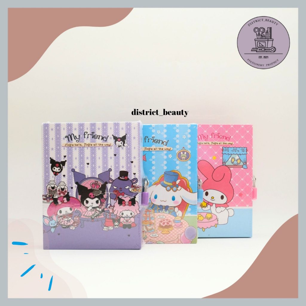 

BUKU GEMBOK SANRIO KUROMI CINAMOROL BUKU HARIAN ANAK BUKU GEMBOK DENGAN KUNCI MELODY TERMURAH