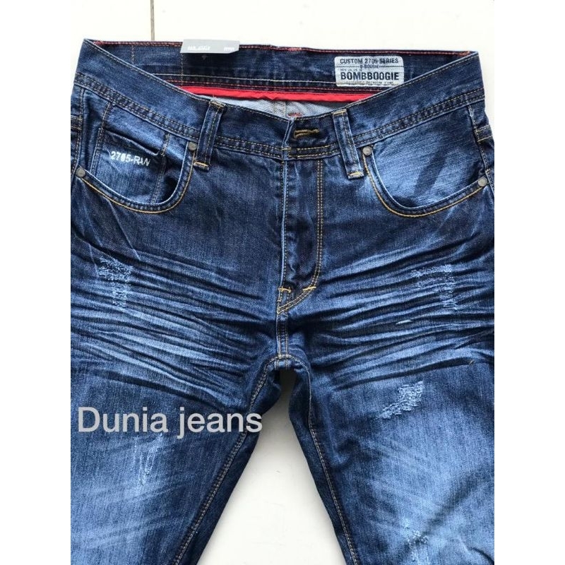 DJ //CELANA BOMBBOGIE BAHAN ORIGINAL JEANS / CELANA PANJANG PRIA KEKINIAN