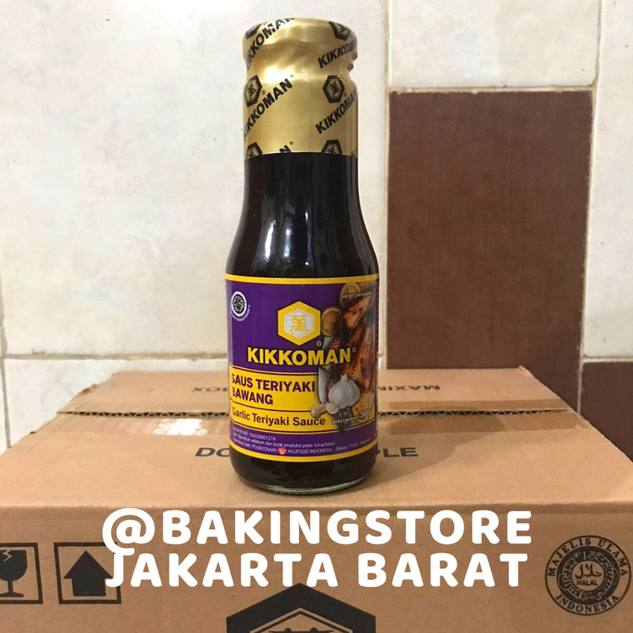 

Kikkoman Garlic Teriyaki Sauce | Saus Teriyaki Bawang HALAL 300 gr
