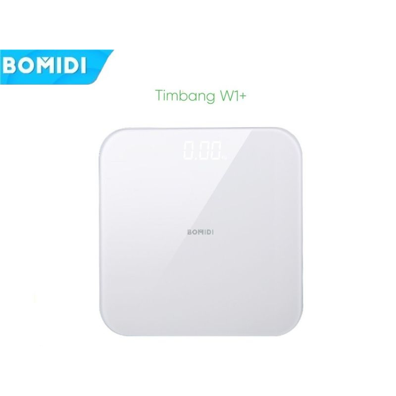 BOMIDI W1+ Timbangan Berat Badan Elektrik With USB Digital 180KG Weight Body Scale LCD LED Display E