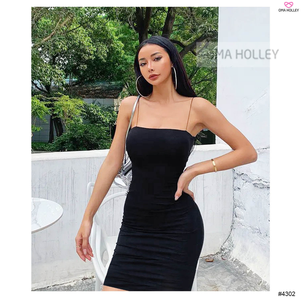 (COD) OH Fashion Tasya Inner Dress Tanpa Lengan #4302