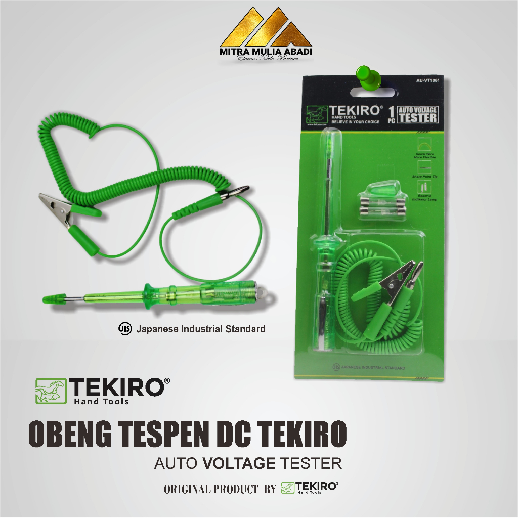 Obeng Tespen DC TEKIRO l AUTO VOLTAGE TESTER TEKIRO l obeng Tespen Tekiro